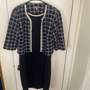 Navy blue dress suit